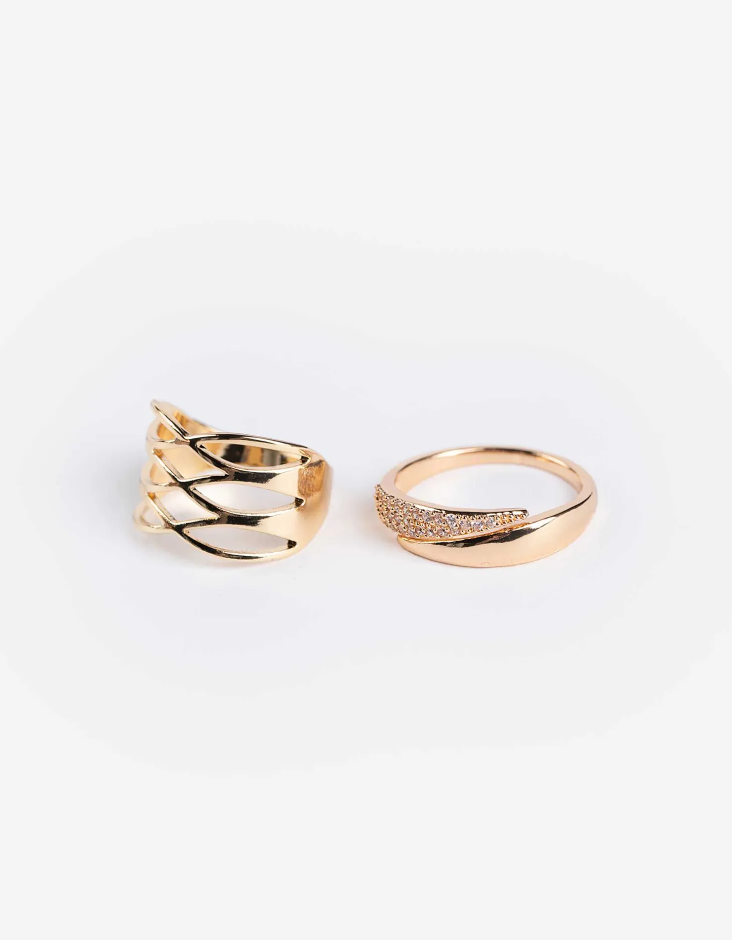 Ring - Set van 2 - goud