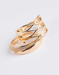 Ring - Set van 2 - goud