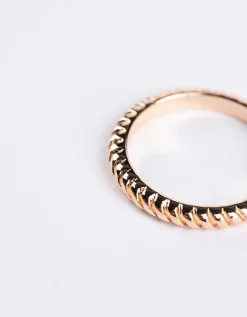 Ring - Set van 5 - goud