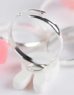 Ring - Set van 4 - roze