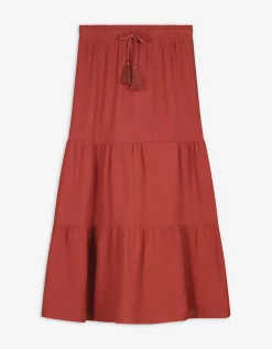 Rok - Effen - donkerrood
