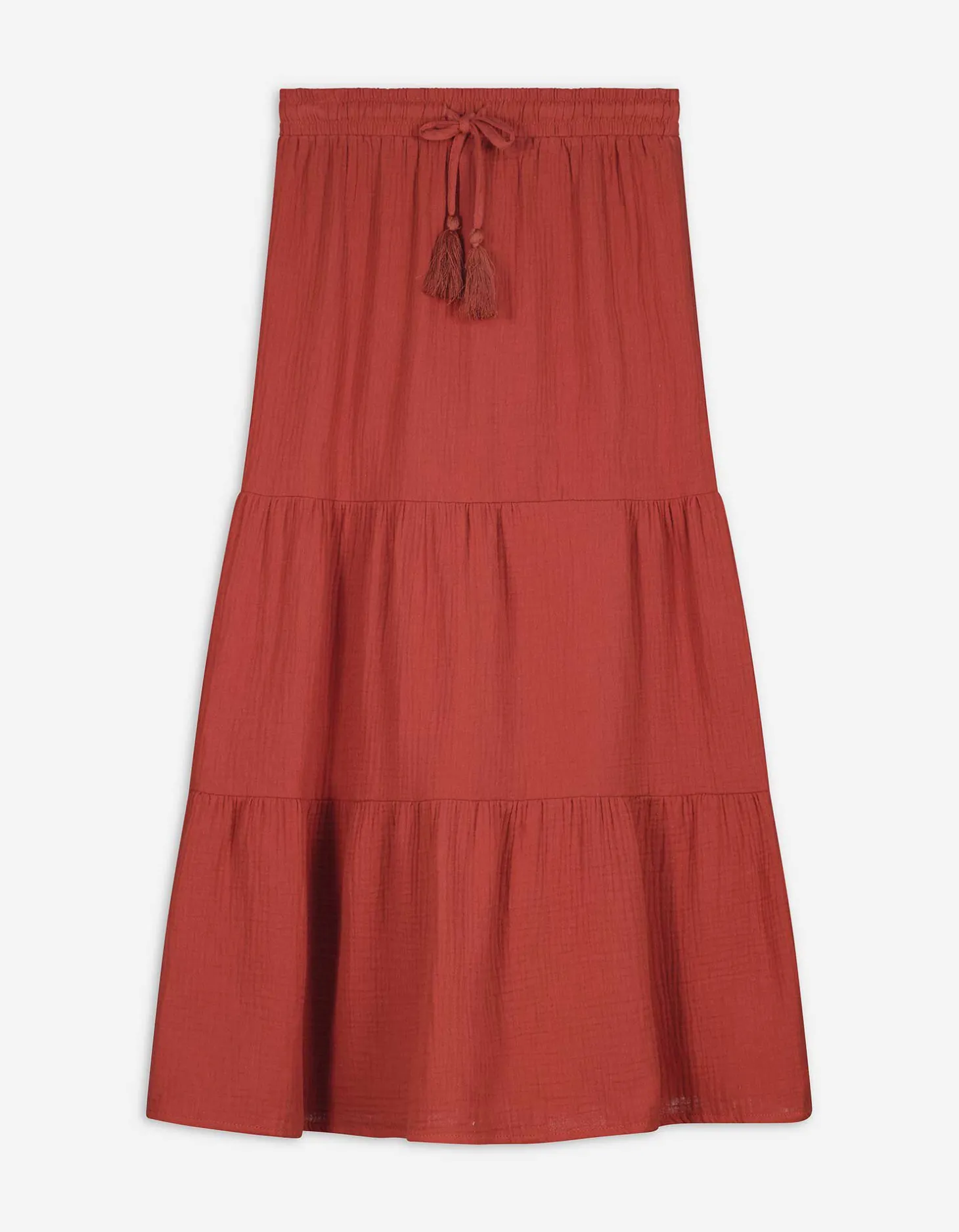 Rok - Effen - donkerrood
