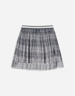 Rok - Lurex - grijs