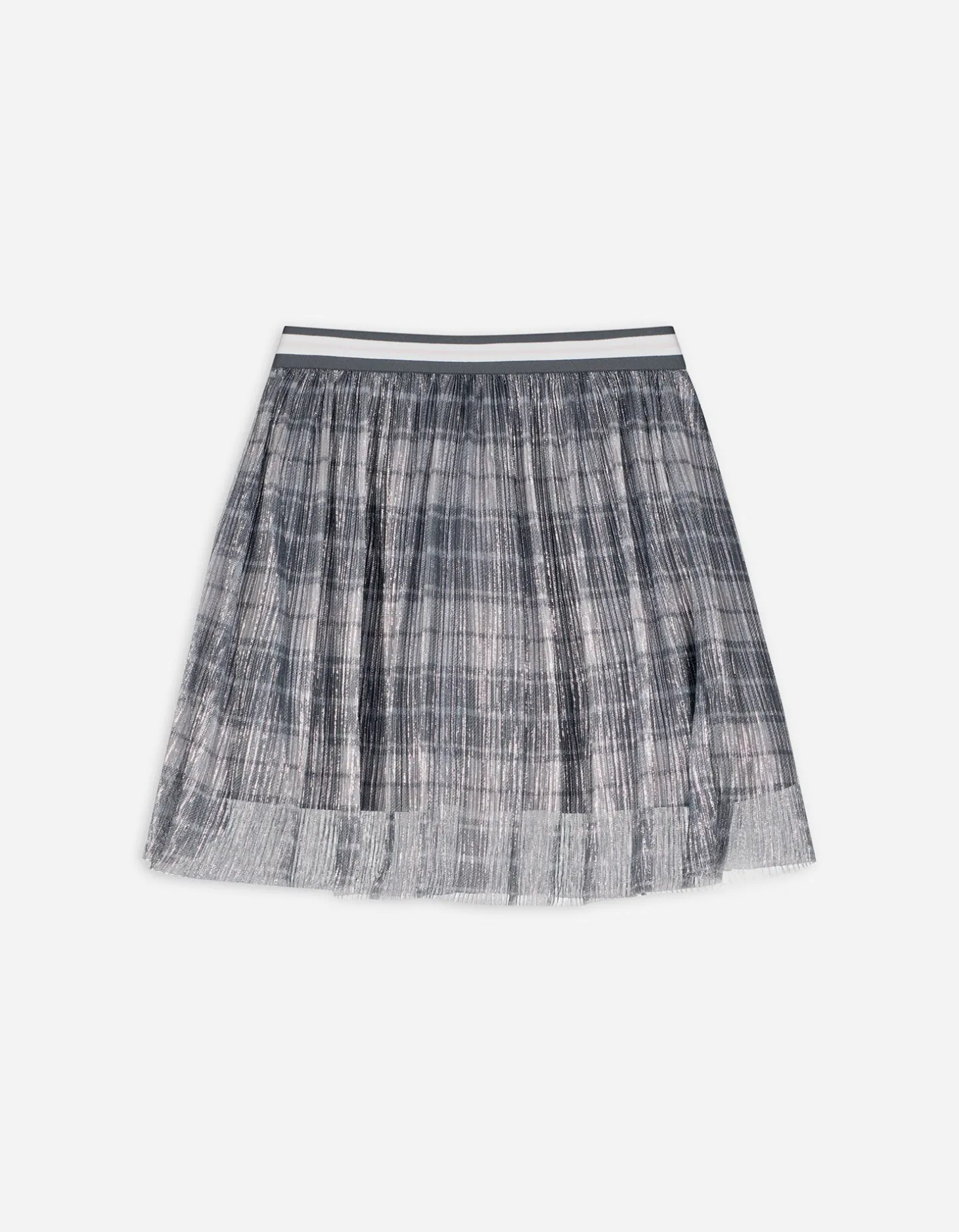 Rok - Lurex - grijs
