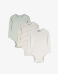 Romper lange mouw - set van 3