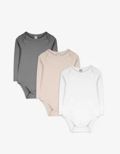 Romper lange mouw - set van 3