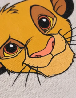 Set bestaande uit T-shirt, broek en slabbetje - The Lion King - wit