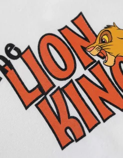 Set bestaande uit T-shirt, broek en slabbetje - The Lion King - wit