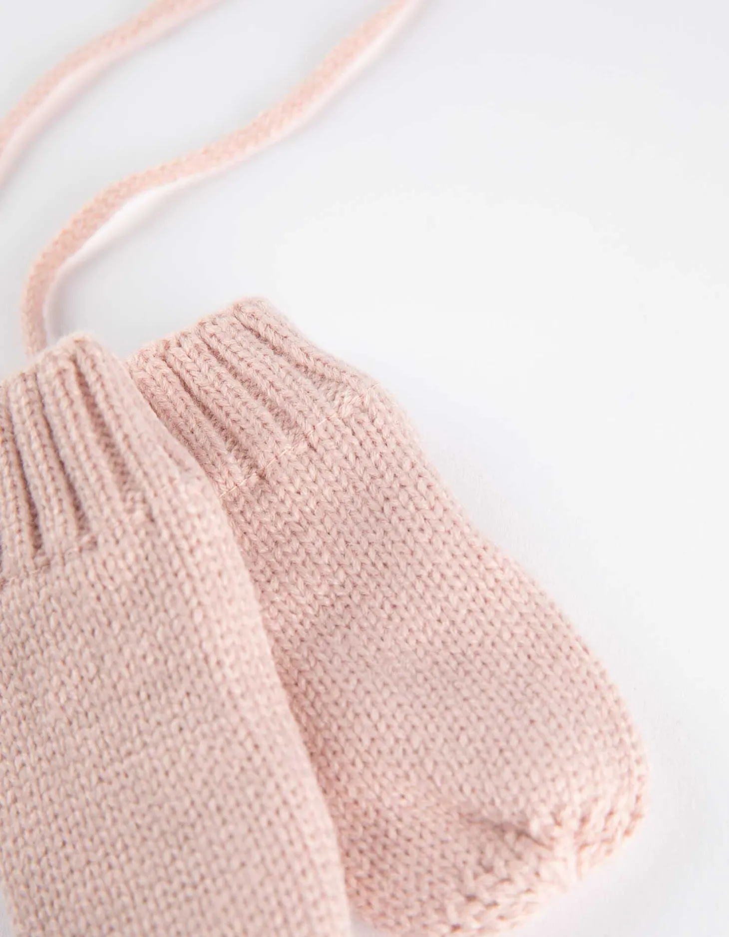 Set muts en handschoenen - fleecevoering - roze