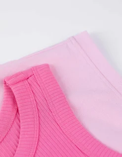 Set overhemd en jurk - 2-in-1 - pink