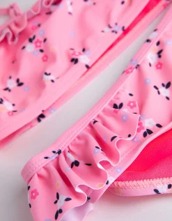 Set van bikinitop en bikinibroekje - Print all-over - pink