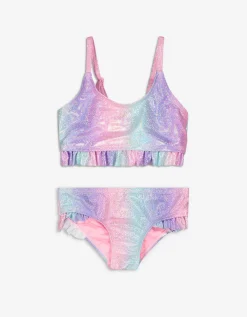 Set van bikinitop en bikinibroekje - Zonder sluiting - pink