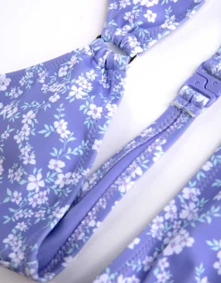 Set van bikinitop en bikinibroekje - Print all-over - lila