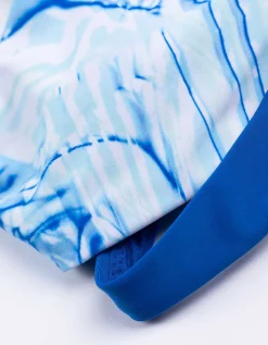Set van bikinitop en bikinibroekje - Print all-over - blauw