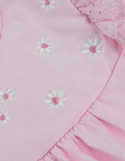 Set van longsleeve en legging - Print all-over - roze