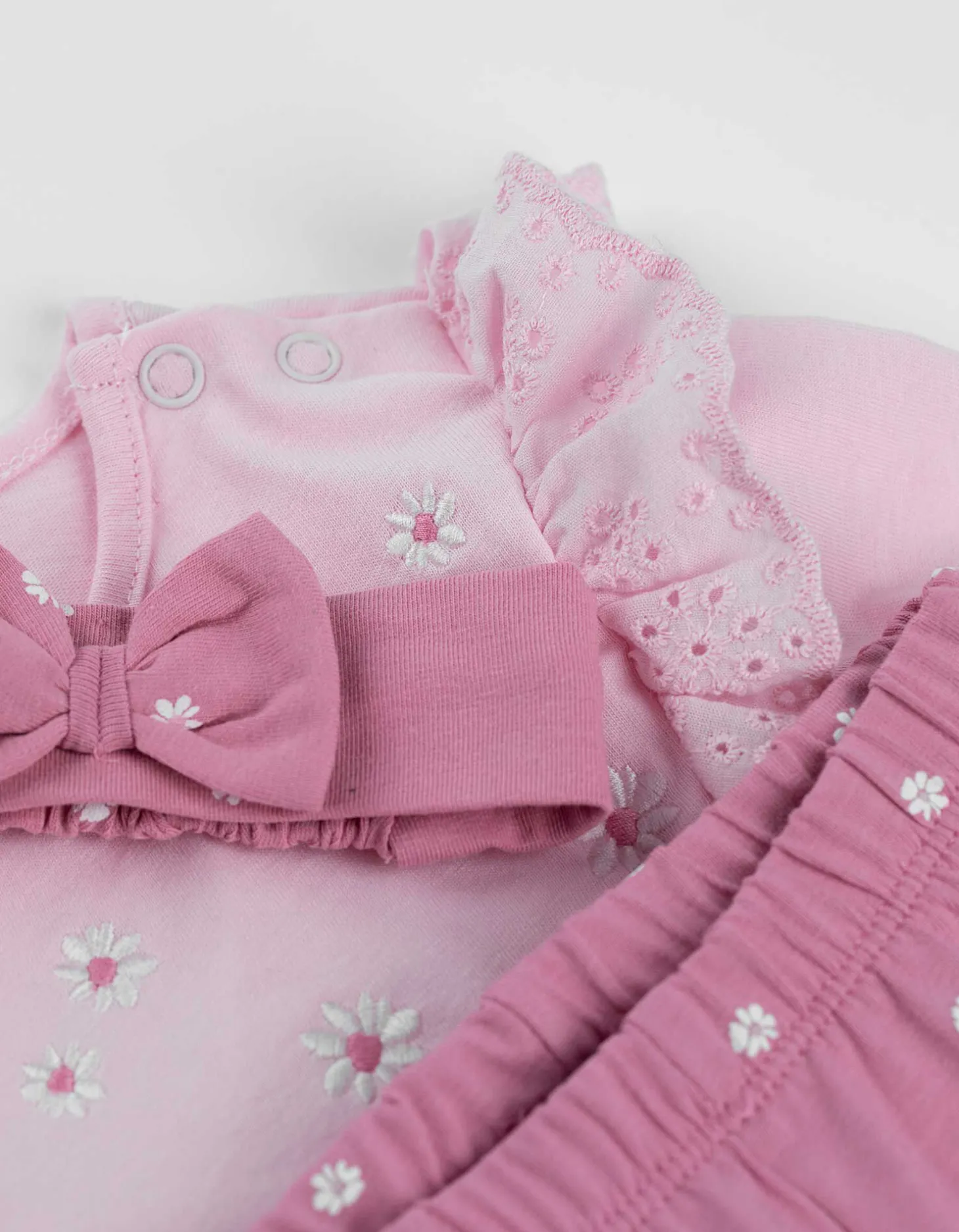 Set van longsleeve en legging - Print all-over - roze