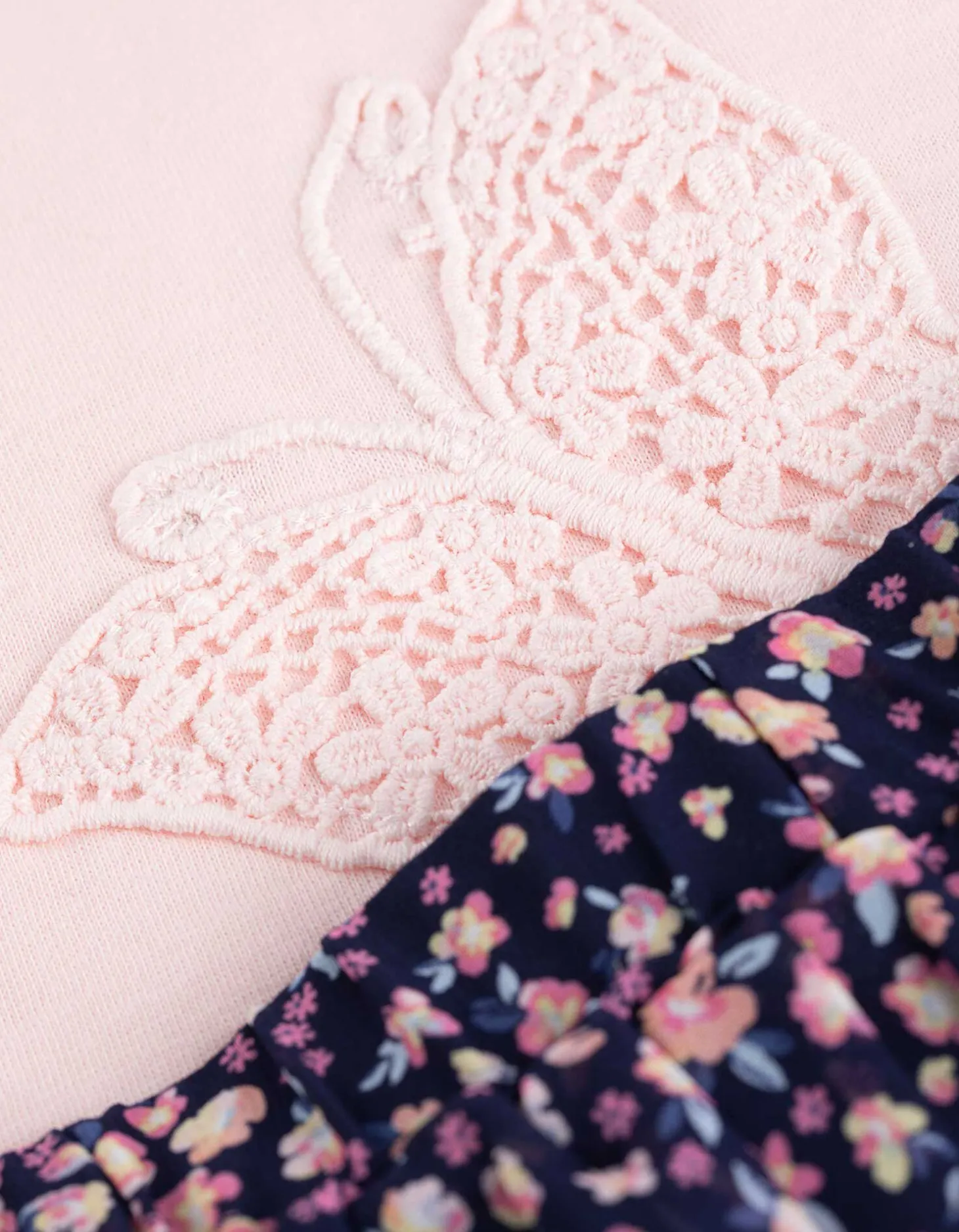 Set van shirt en rok - Toepassing - roze