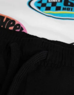 Set van shirt en shorts - Hot Wheels - wit