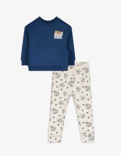 Set van sweatshirt en legging - Paw Patrol - donkerblauw