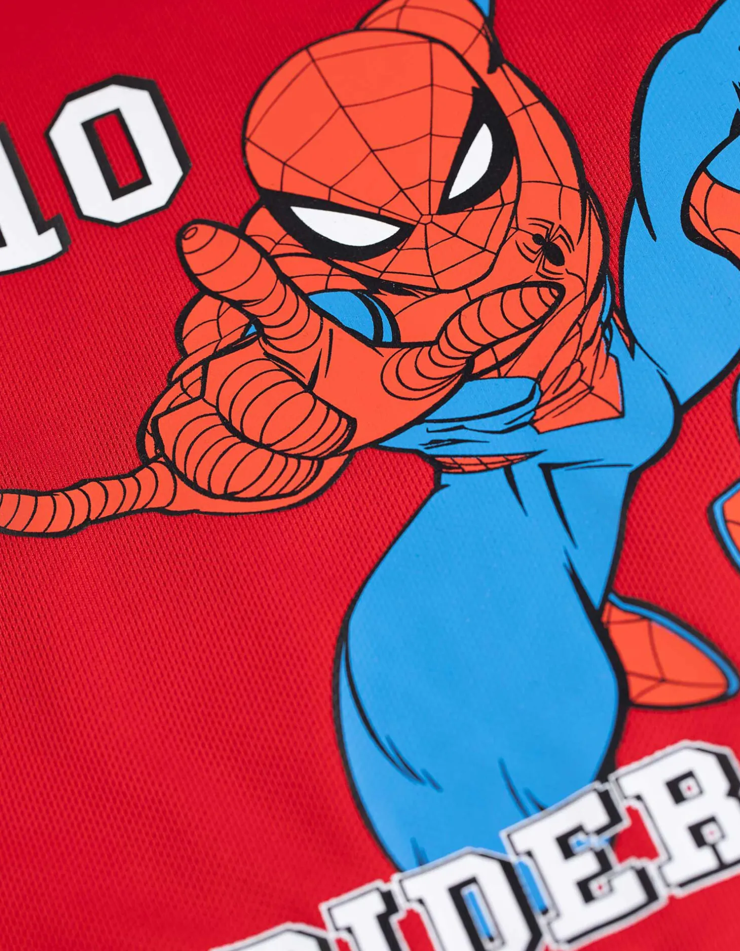 Set van t-shirt en broek - Spiderman - rood