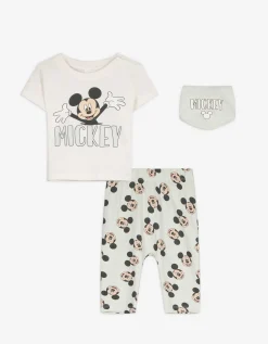 Set van T-shirt en broek - Mickey Mouse - wit