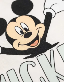 Set van T-shirt en broek - Mickey Mouse - wit