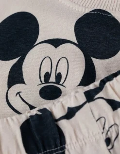 Set van T-shirt en broek - Mickey Mouse - wit