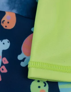 Set van UV-shirt en UV-broek - UV 40+ - lichtgroen
