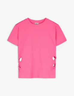 Shirt - Cut-outs - pink