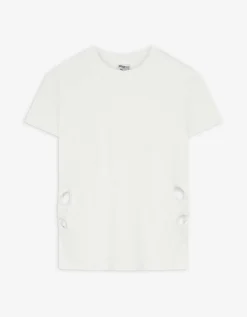 Shirt - Cut-outs - wit