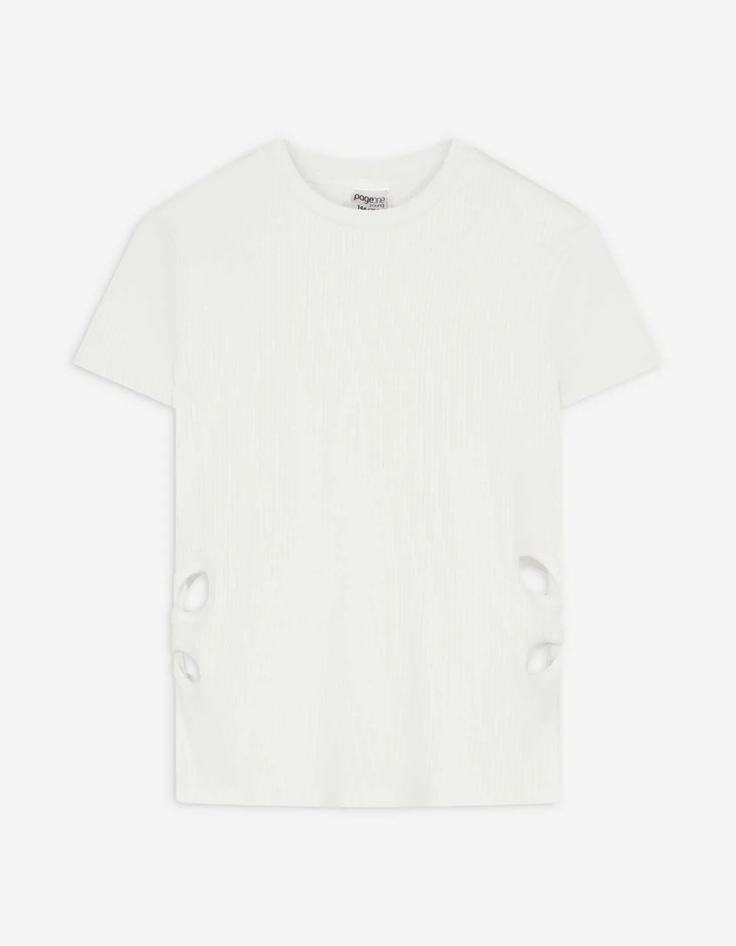 Shirt - Cut-outs - wit
