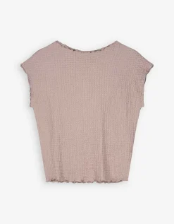 Shirt - Hals - beige