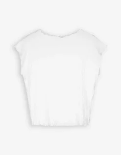 Shirt - Hals - wit