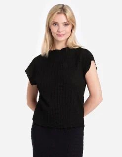 Shirt - Hals - zwart