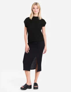 Shirt - Hals - zwart