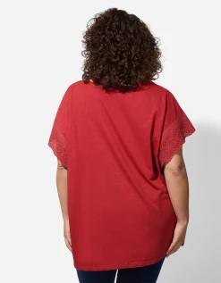 Shirt - Katoen - donkerrood