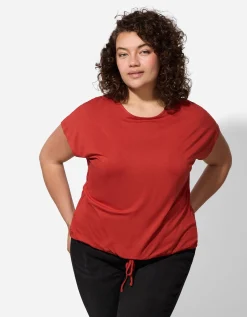 Shirt - Koord - donkerrood