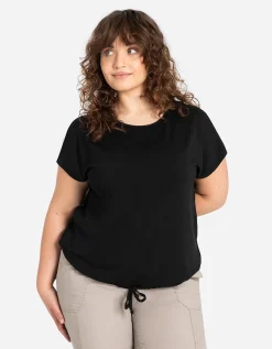 Shirt - Koord - zwart