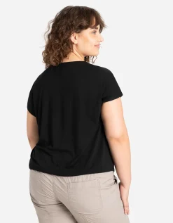 Shirt - Koord - zwart