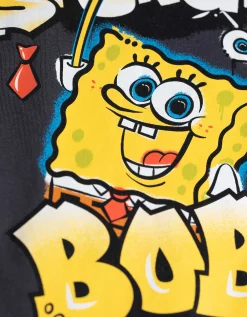 Shirt - SpongeBob SquarePants - donkergrijs