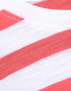 Shirt - Strepen - lichtrood