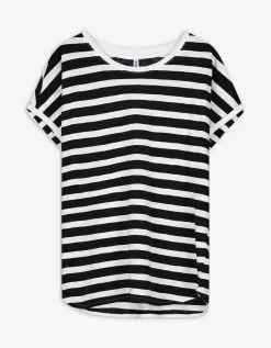 Shirt - Strepen - zwart