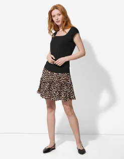 Shirt - Viscose - zwart