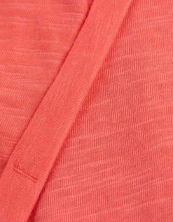Shirt - Zijsplit - donkerrood