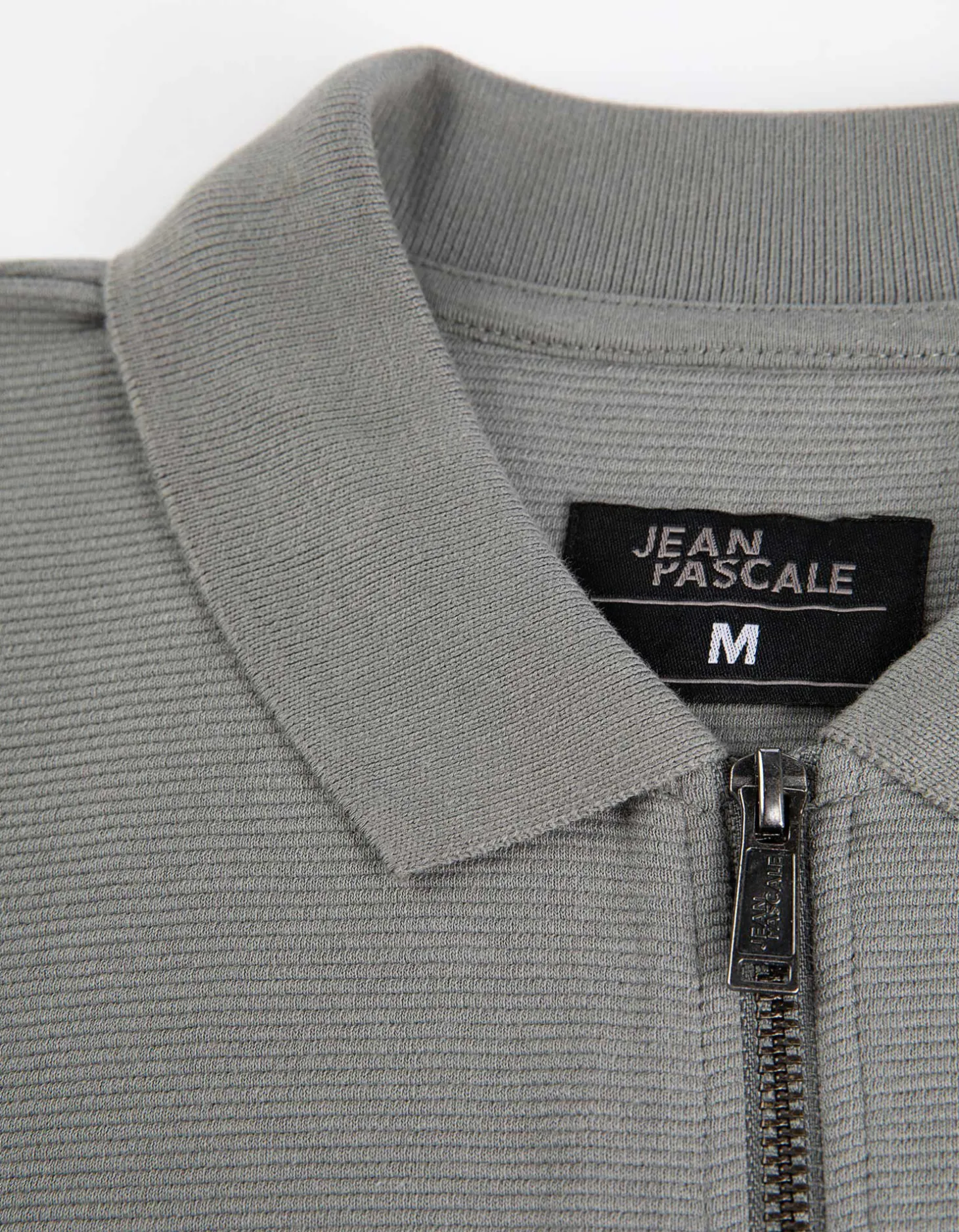 Shirt met lange mouwen - Ritssluiting - groen