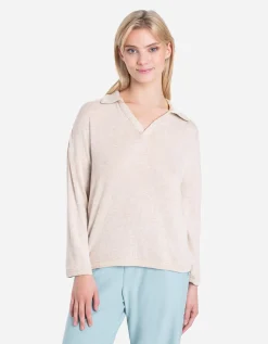 Shirt met lange mouwen - Zachte touch - beige