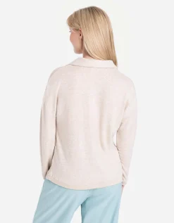 Shirt met lange mouwen - Zachte touch - beige
