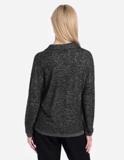 Shirt met lange mouwen - Zachte touch - zwart
