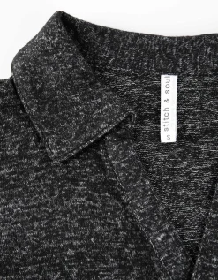 Shirt met lange mouwen - Zachte touch - zwart