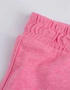Short - Geappliqueerd strikje - pink